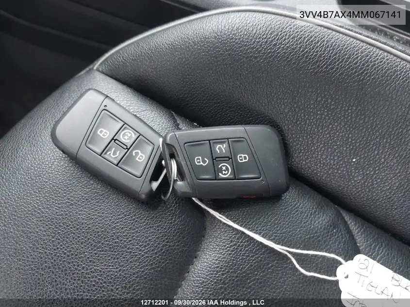 2021 VOLKSWAGEN TIGUAN VIN 3VV4B7AX4MM067141 — фото 11