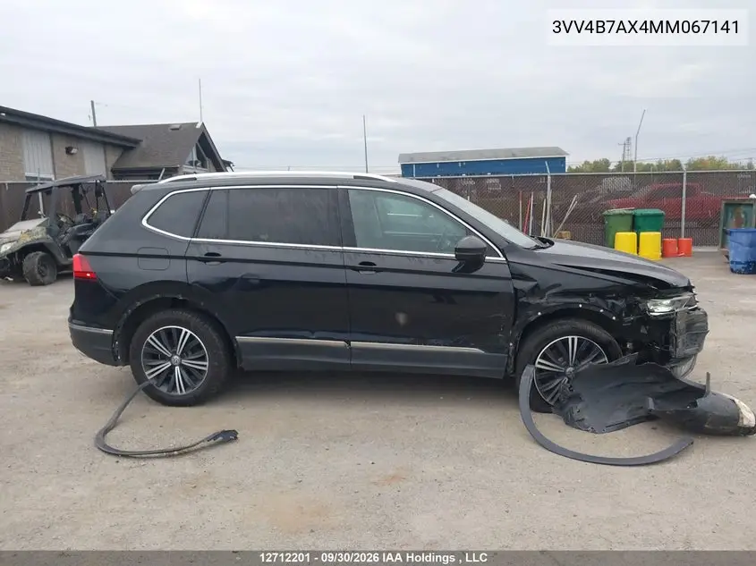 2021 VOLKSWAGEN TIGUAN VIN 3VV4B7AX4MM067141 — фото 14