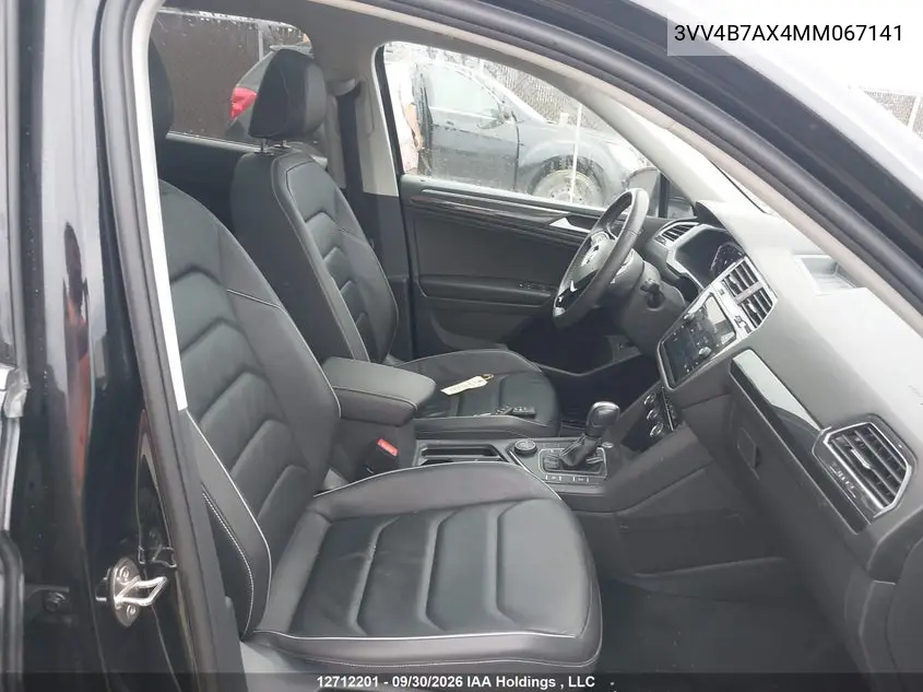 2021 VOLKSWAGEN TIGUAN VIN 3VV4B7AX4MM067141 — фото 5