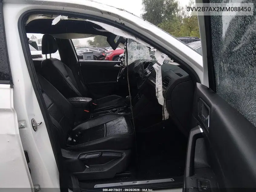 2021 VOLKSWAGEN TIGUAN VIN 3VV2B7AX2MM088450 — фото 5