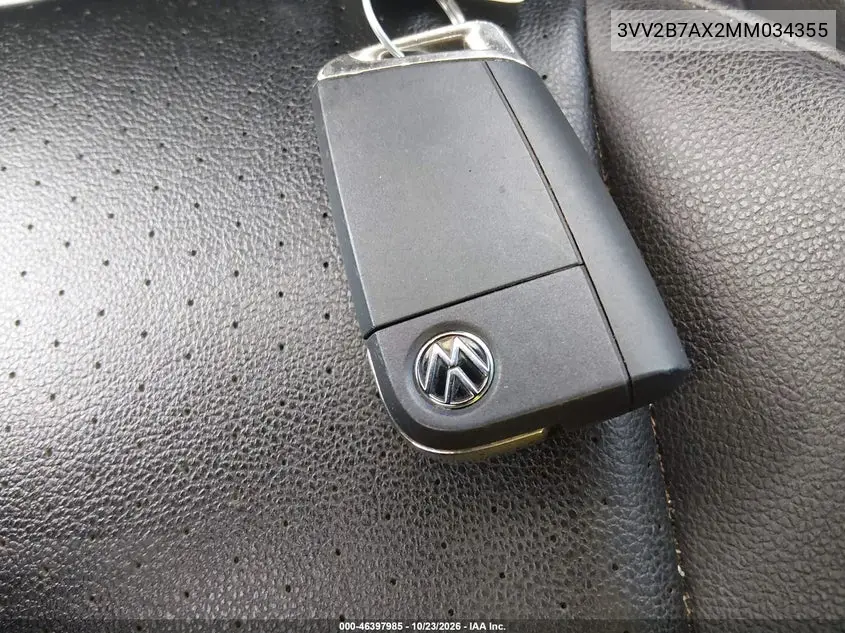 2021 VOLKSWAGEN TIGUAN VIN 3VV2B7AX2MM034355 — фото 11