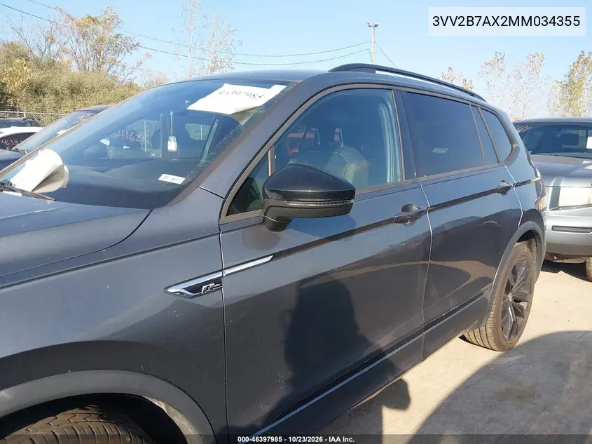 2021 VOLKSWAGEN TIGUAN VIN 3VV2B7AX2MM034355 — фото 14