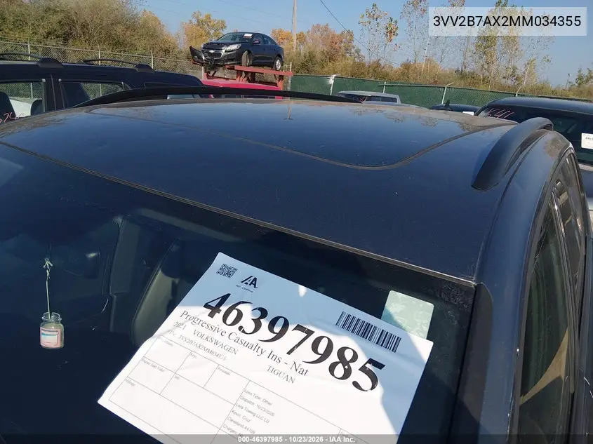 2021 VOLKSWAGEN TIGUAN VIN 3VV2B7AX2MM034355 — фото 17