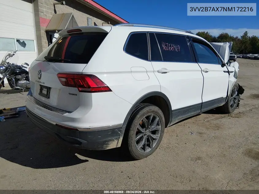 2022 VOLKSWAGEN TIGUAN VIN 3VV2B7AX7NM172216 — фото 4