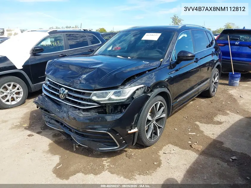 2022 VOLKSWAGEN TIGUAN VIN 3VV4B7AX8NM112812 — фото 2