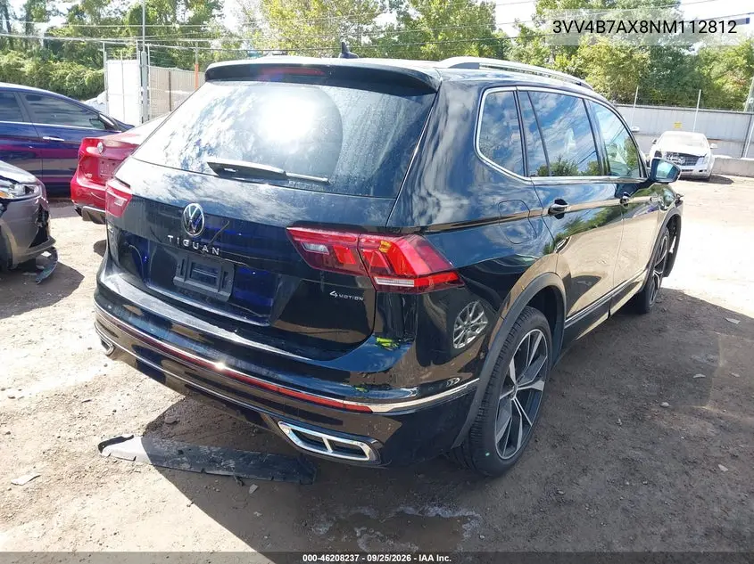 2022 VOLKSWAGEN TIGUAN VIN 3VV4B7AX8NM112812 — фото 4