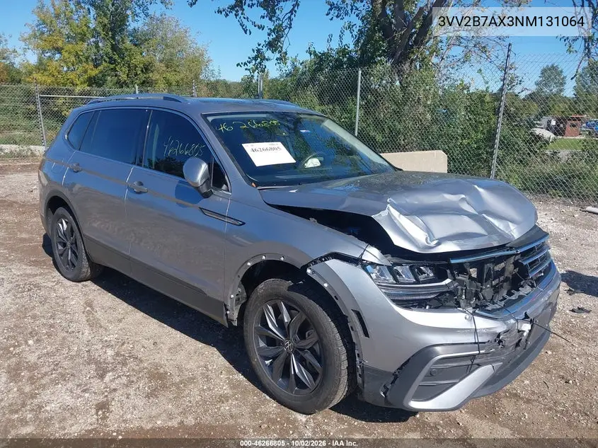 VOLKSWAGEN TIGUAN 2022, VIN 3VV2B7AX3NM131064