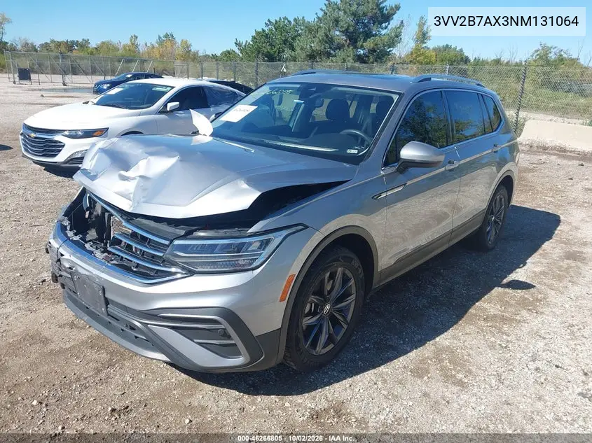 2022 VOLKSWAGEN TIGUAN VIN 3VV2B7AX3NM131064 — фото 2
