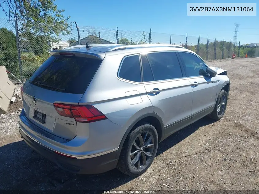 2022 VOLKSWAGEN TIGUAN VIN 3VV2B7AX3NM131064 — фото 4