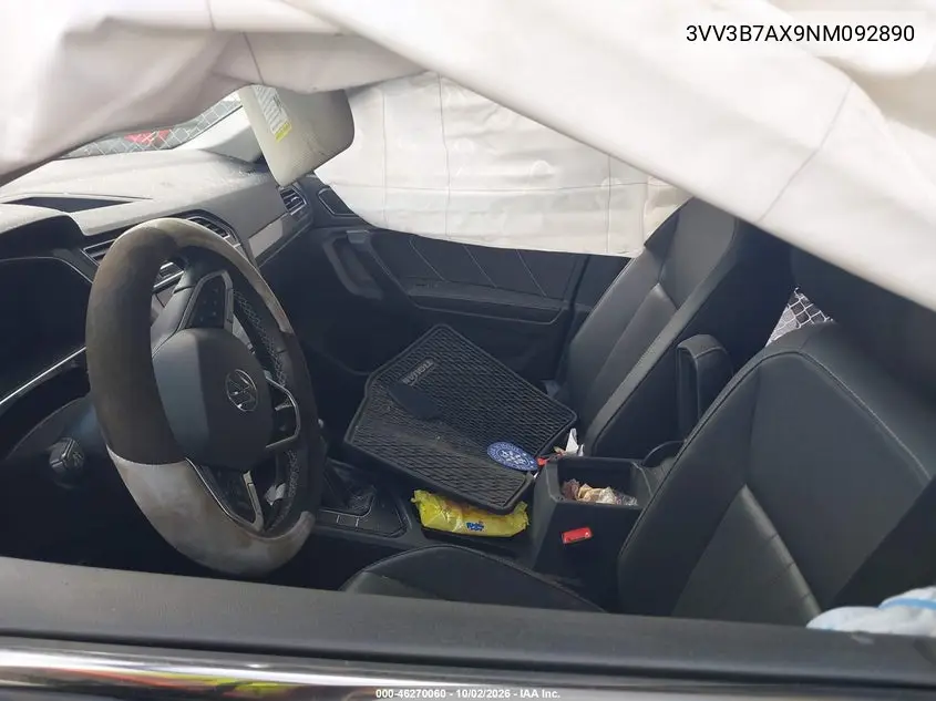 2022 VOLKSWAGEN TIGUAN VIN 3VV3B7AX9NM092890 — фото 5