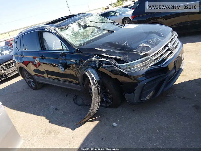 VOLKSWAGEN TIGUAN 2022, VIN 3VV3B7AX2NM132016