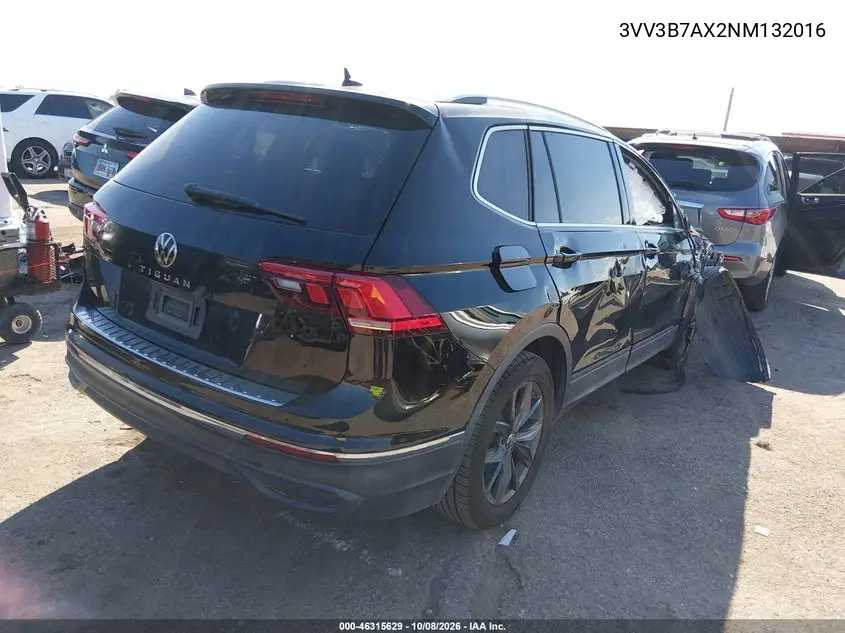 2022 VOLKSWAGEN TIGUAN VIN 3VV3B7AX2NM132016 — фото 4
