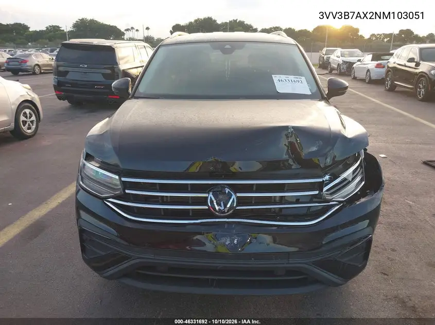 2022 VOLKSWAGEN TIGUAN VIN 3VV3B7AX2NM103051 — фото 13
