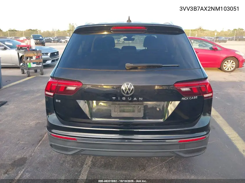 2022 VOLKSWAGEN TIGUAN VIN 3VV3B7AX2NM103051 — фото 17