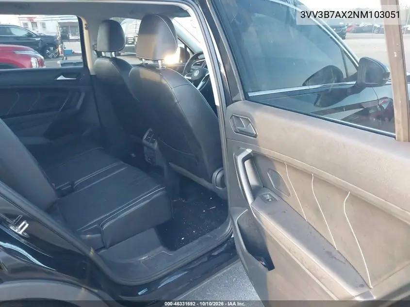 2022 VOLKSWAGEN TIGUAN VIN 3VV3B7AX2NM103051 — фото 8