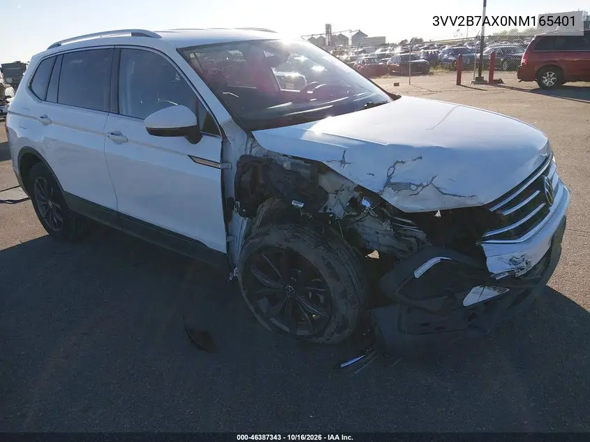 VOLKSWAGEN TIGUAN 2022, VIN 3VV2B7AX0NM165401