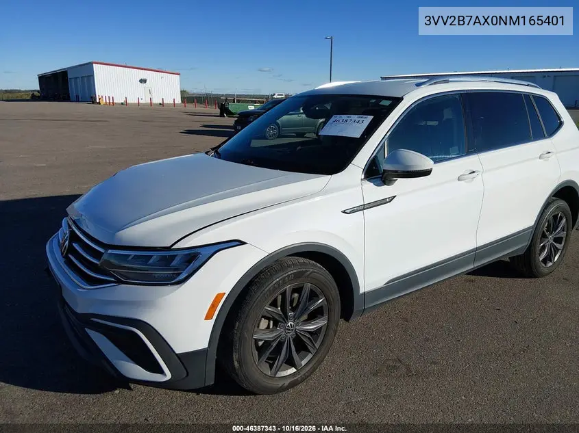 2022 VOLKSWAGEN TIGUAN VIN 3VV2B7AX0NM165401 — фото 2