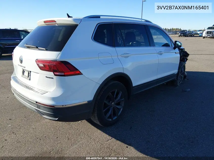 2022 VOLKSWAGEN TIGUAN VIN 3VV2B7AX0NM165401 — фото 4