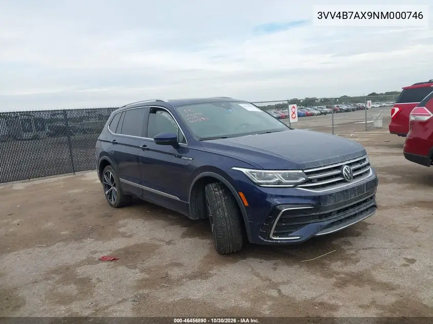 VOLKSWAGEN TIGUAN 2022, VIN 3VV4B7AX9NM000746