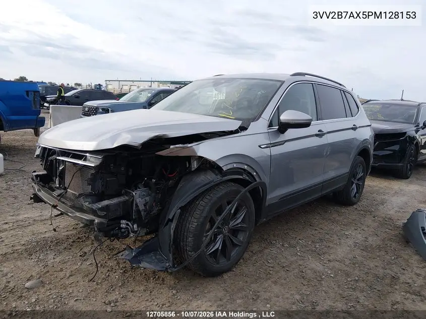 2023 VOLKSWAGEN TIGUAN VIN 3VV2B7AX5PM128153 — фото 2
