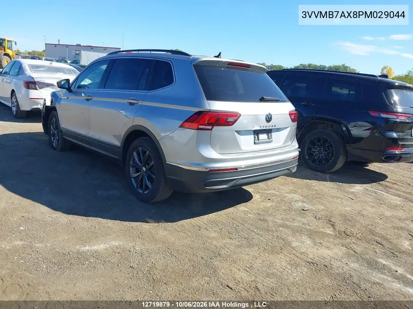 2023 VOLKSWAGEN TIGUAN VIN 3VVMB7AX8PM029044 — фото 3