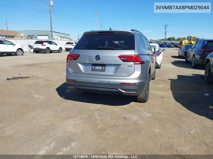 2023 VOLKSWAGEN TIGUAN VIN 3VVMB7AX8PM029044 — фото 4