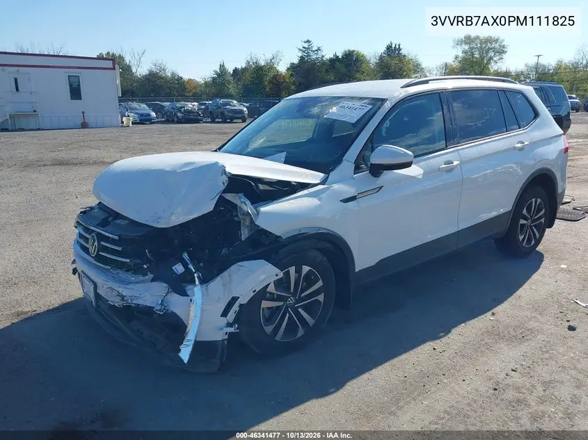 2023 VOLKSWAGEN TIGUAN VIN 3VVRB7AX0PM111825 — фото 2