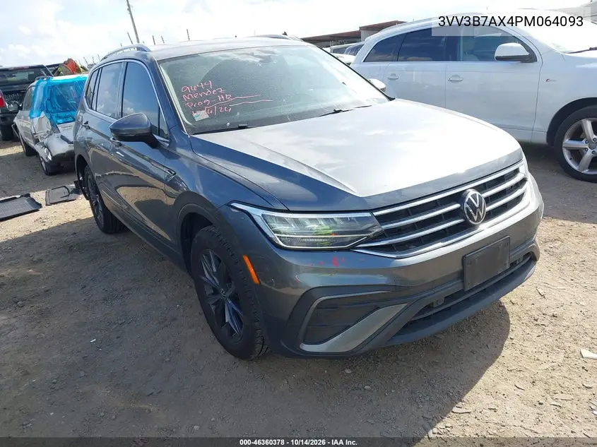 VOLKSWAGEN TIGUAN 2023, VIN 3VV3B7AX4PM064093