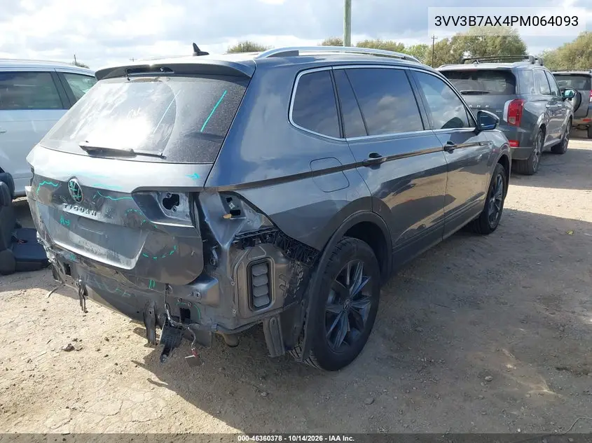 2023 VOLKSWAGEN TIGUAN VIN 3VV3B7AX4PM064093 — фото 4
