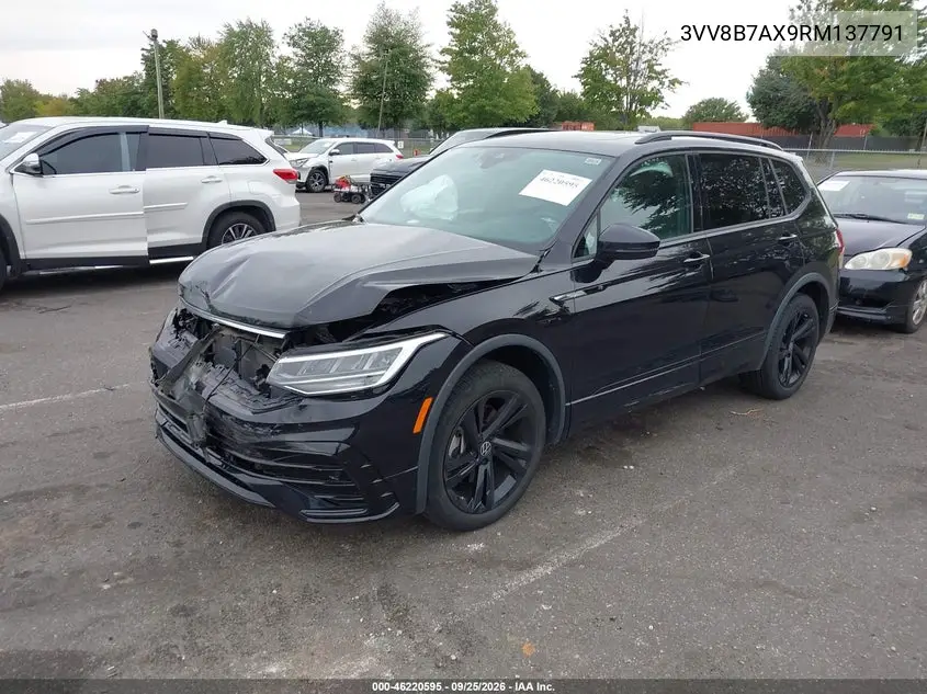 2024 VOLKSWAGEN TIGUAN VIN 3VV8B7AX9RM137791 — фото 2
