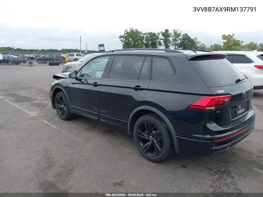 2024 VOLKSWAGEN TIGUAN VIN 3VV8B7AX9RM137791 — фото 3