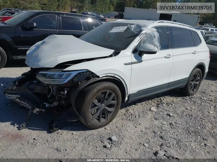 2024 VOLKSWAGEN TIGUAN VIN 3VV3B7AX1RM039705 — фото 2
