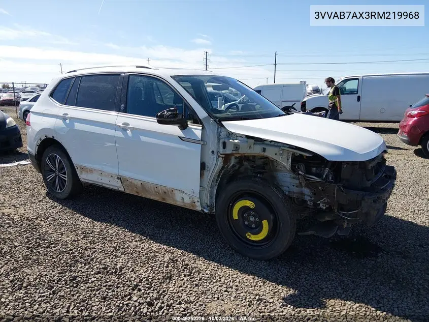 VOLKSWAGEN TIGUAN 2024, VIN 3VVAB7AX3RM219968