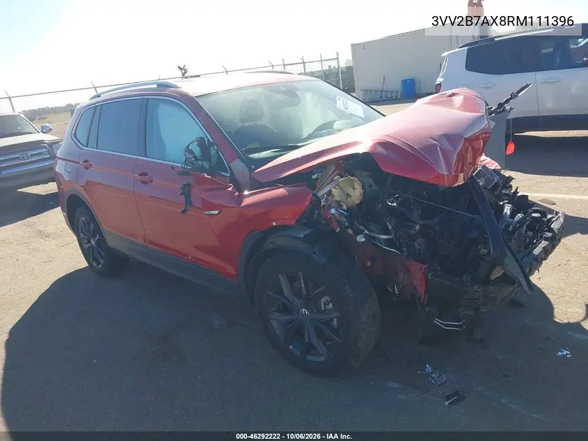 VOLKSWAGEN TIGUAN 2024, VIN 3VV2B7AX8RM111396