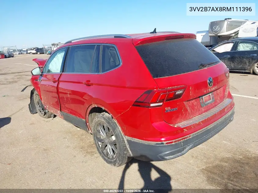 2024 VOLKSWAGEN TIGUAN VIN 3VV2B7AX8RM111396 — фото 3