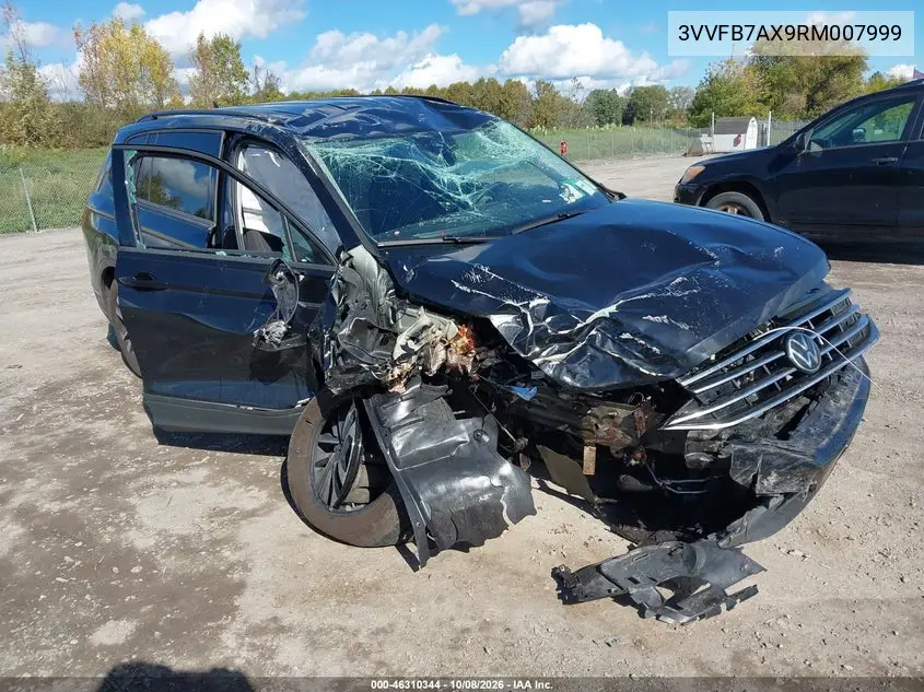 VOLKSWAGEN TIGUAN 2024, VIN 3VVFB7AX9RM007999