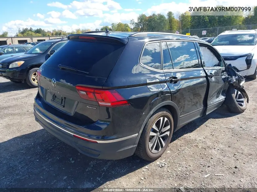 2024 VOLKSWAGEN TIGUAN VIN 3VVFB7AX9RM007999 — фото 4