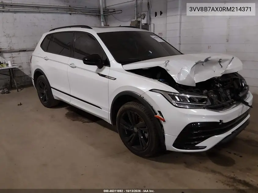 VOLKSWAGEN TIGUAN 2024, VIN 3VV8B7AX0RM214371