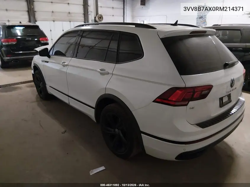 2024 VOLKSWAGEN TIGUAN VIN 3VV8B7AX0RM214371 — фото 3