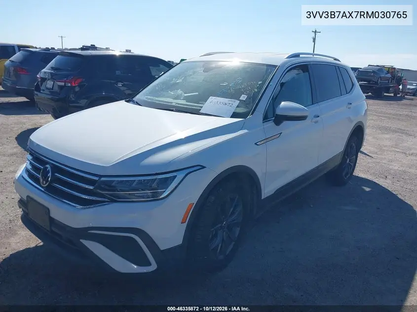 2024 VOLKSWAGEN TIGUAN VIN 3VV3B7AX7RM030765 — фото 2