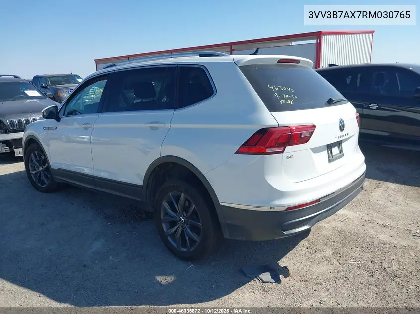 2024 VOLKSWAGEN TIGUAN VIN 3VV3B7AX7RM030765 — фото 3