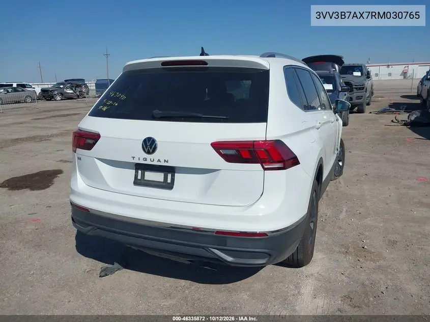 2024 VOLKSWAGEN TIGUAN VIN 3VV3B7AX7RM030765 — фото 4