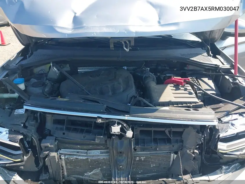 2024 VOLKSWAGEN TIGUAN VIN 3VV2B7AX5RM030047 — фото 10