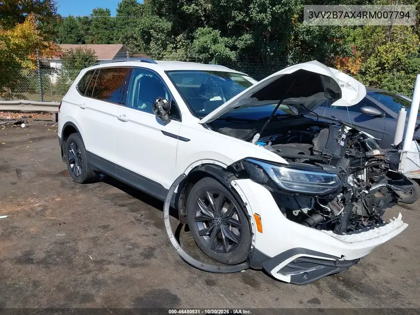VOLKSWAGEN TIGUAN 2024, VIN 3VV2B7AX4RM007794