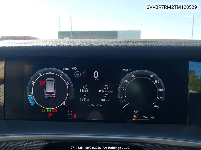 2026 VOLKSWAGEN TIGUAN VIN 3VVBR7RM2TM128529 — фото 7