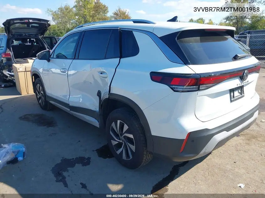 2026 VOLKSWAGEN TIGUAN VIN 3VVBR7RM2TM001988 — фото 3