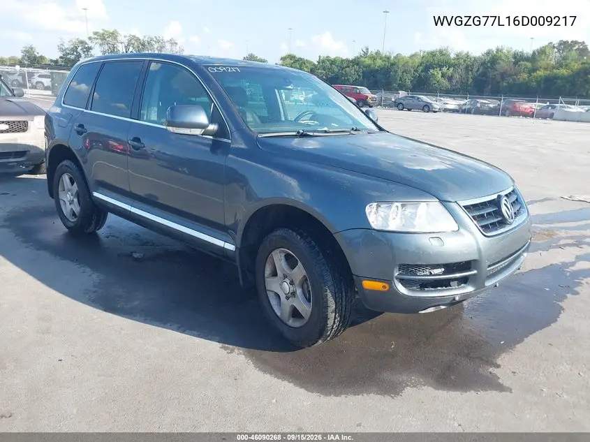 VOLKSWAGEN TOUAREG 2006, VIN WVGZG77L16D009217