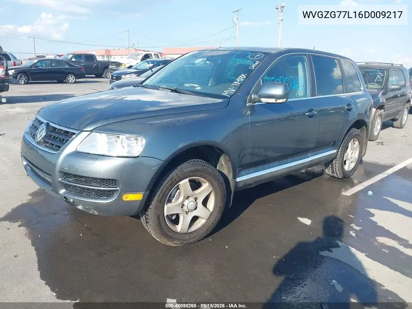 2006 VOLKSWAGEN TOUAREG VIN WVGZG77L16D009217 — фото 2