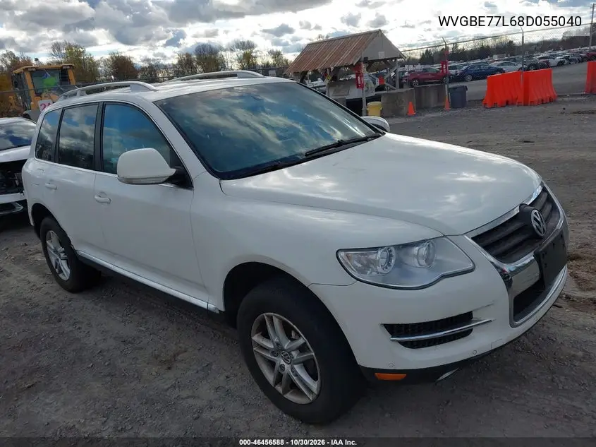 VOLKSWAGEN TOUAREG 2008, VIN WVGBE77L68D055040