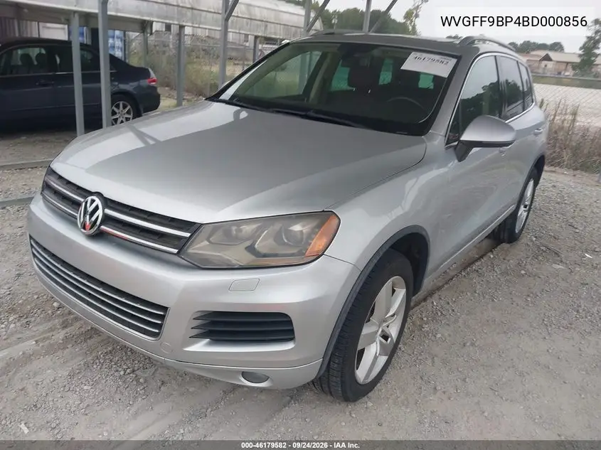 2011 VOLKSWAGEN TOUAREG VIN WVGFF9BP4BD000856 — фото 2